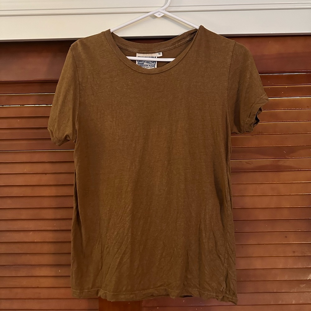 Jungmaven Short Sleeve Tee in Olive Brown
